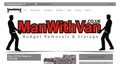 Desktop Screenshot of manwithvan.co.uk